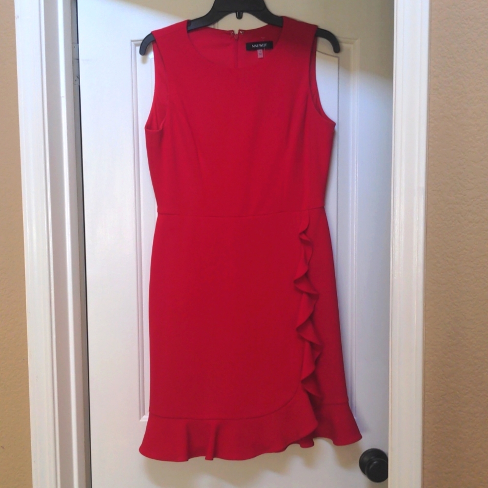 Nine West red dress